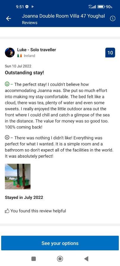 Joanna'S Studio , Key Locker By Whatsapp Own Entrance, Own Bathroom Youghal Dış mekan fotoğraf